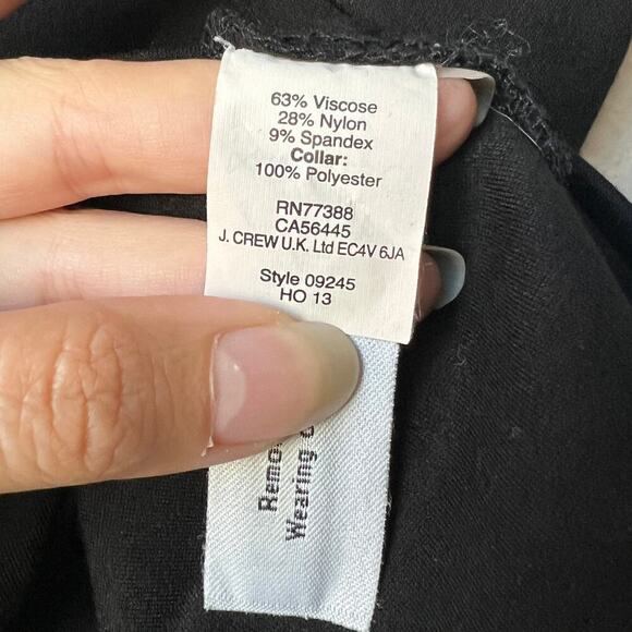 Madewell Black Contrast Collar Tank Top Size M - Picture 5 of 5